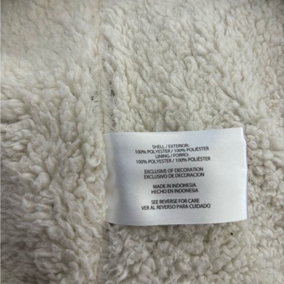 Orvis Sweater XL Black Quarter Zip Sherpa Lined Shacket Pullover | Size XL - Picture 5 of 6